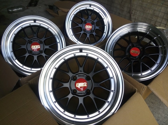 BBS LM แม็กใหม่ขอบ 15 กว้าง 7 ใส่รถ 4 รู 100