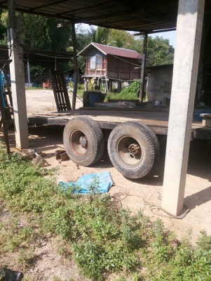 เทนเลอร์4ล้อหัวเพลาเอฟ  ขนรถเกี่ยวใหญ่ รถแม็คโค100 บรรทุก12ตันสบายๆ