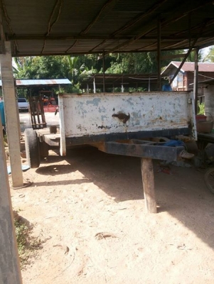 เทนเลอร์4ล้อหัวเพลาเอฟ  ขนรถเกี่ยวใหญ่ รถแม็คโค100 บรรทุก12ตันสบายๆ