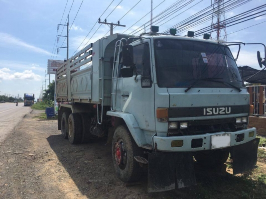 **655,000 บ.ต่อรอง/// 10ล้อ2เพลาดั้ม ISUZU ROCKY FVZ-230 แรง (นางฟ้า195 แท้) เครื่อง 6BG1-4 Turbo in.(ลงเล่ม) เกียร์ อีตั้น คานหน้าใหญ่ 2เพลาเดิม คัสซีสวย หัวดี ภายในดี พาวเวอร์/ทริฟฟี่/แอร์ ครบ ดั้มเหล็กSMM-สามมิตรฯ สภาพดี ยาง10เส้น สภาพ60-65\% ตามสภาพ เล