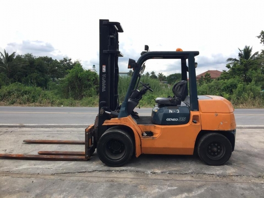 รถยก 3.5 ตัน  TOYOTA 7FD35 รถนอกเก่าญี่ปุ่น รถปี 2010 ดีเซล  เสา 4 เมตร เกียร์ออโต้