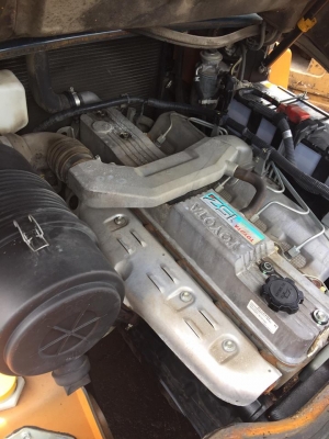 รถยก 3.5 ตัน  TOYOTA 7FD35 รถนอกเก่าญี่ปุ่น รถปี 2010 ดีเซล  เสา 4 เมตร เกียร์ออโต้