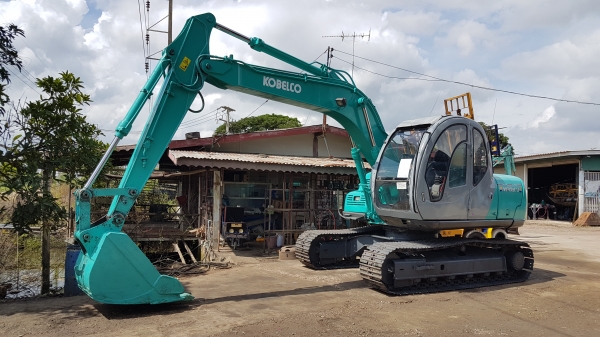 ขายด่วนรถแบคโฮKOBELCO-SK100MARK5มาร์ไฟร์ชั่วโม่งทำงานน้อยรถนอกเพื่งนำเข้ามายังไม่เคยใช้งานในเมืองไทยเลย