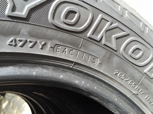 ขายยาง Yokohama A/T-s 265/65/17 ปี15 ดอกเต็ม95\%up น้องๆยางใหม่ทุกเส้น