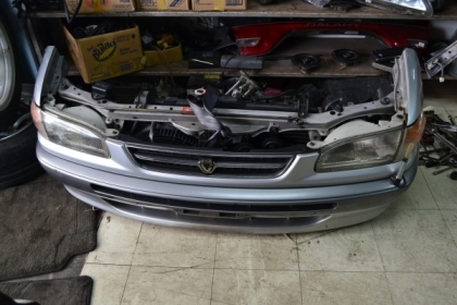 ขายแผงหน้าตัด ตัดศอก TOYOTA COROLLA AE111 โตโยต้า โคโรล่า เออี 111 อะไหล่รถยนต์ มือสอง