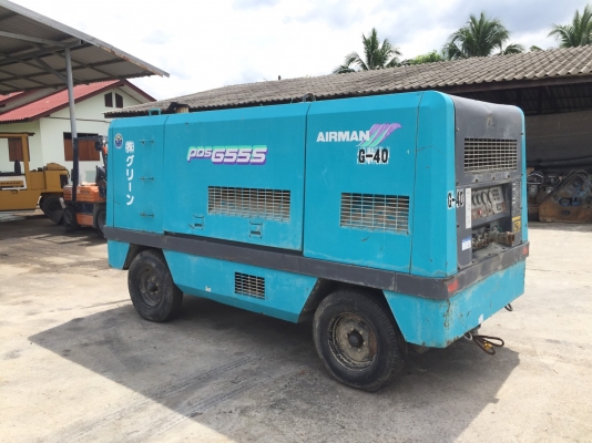 เครื่องปั้มลม AIRMAN รุ่น PDS655S มือสอง นำเข้าจากญี่ปุ่น เครื่องปั้มลม AIRMAN รุ่น PDS655S มือสอง นำเข้าจากญี่ปุ่น