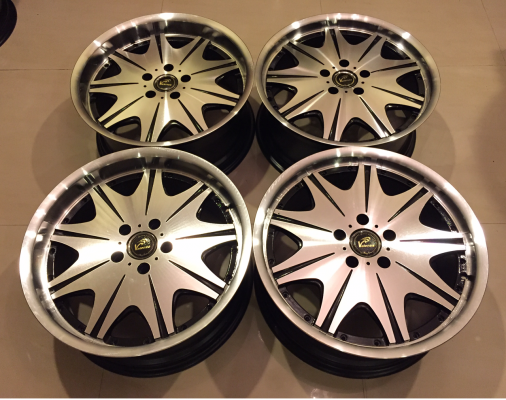 ล้อลาย W-Work ขอบ18 สภาพสวย ไม่มีซ่อม ราคาไม่แพง