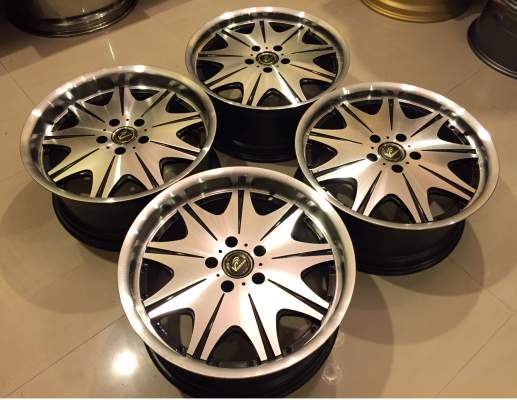 ล้อลาย W-Work ขอบ18 สภาพสวย ไม่มีซ่อม ราคาไม่แพง