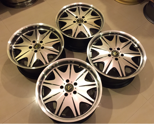 ล้อลาย W-Work ขอบ18 สภาพสวย ไม่มีซ่อม ราคาไม่แพง