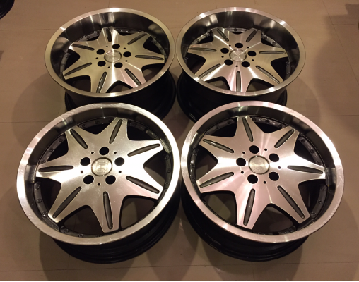 ล้อลาย W-Work ขอบ18 สภาพสวย ไม่มีซ่อม ราคาไม่แพง