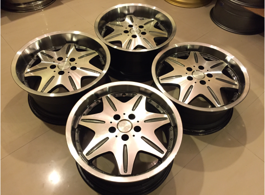 ล้อลาย W-Work ขอบ18 สภาพสวย ไม่มีซ่อม ราคาไม่แพง