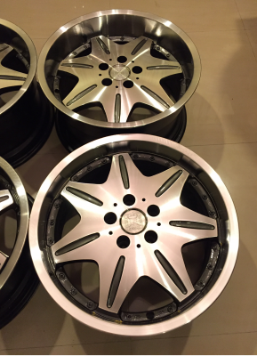 ล้อลาย W-Work ขอบ18 สภาพสวย ไม่มีซ่อม ราคาไม่แพง