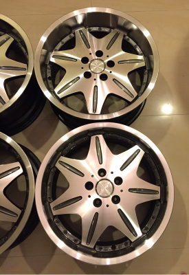 ล้อลาย W-Work ขอบ18 สภาพสวย ไม่มีซ่อม ราคาไม่แพง