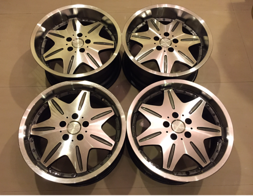 ล้อลาย W-Work ขอบ18 สภาพสวย ไม่มีซ่อม ราคาไม่แพง