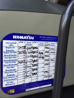 ขายด่วน!! Komatsu  PC200-8MO ไมล์ ชม.5,000 สภาพสวยค่ะ