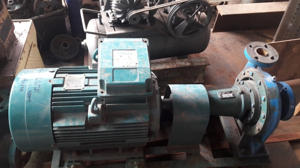 ขาย !! ปั้มน้ำหอยโข่ง ขนาดมอเตอร์50แรง3สาย สภาพพร้อมใช้งาน