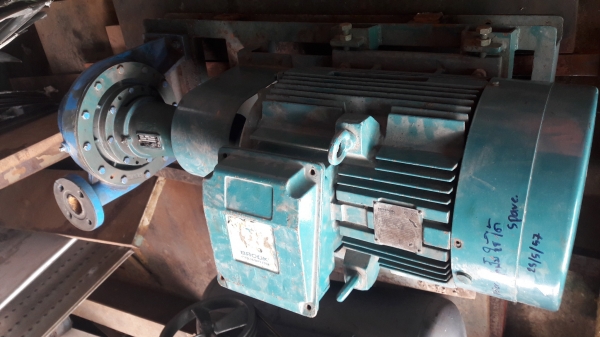 ขาย !! ปั้มน้ำหอยโข่ง ขนาดมอเตอร์50แรง3สาย สภาพพร้อมใช้งาน