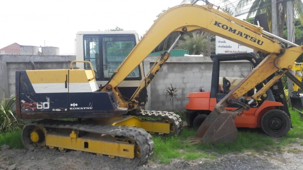 ขายkomatsu pc60-6 เก่านอกjapan ไม่เคยใช้งานในไทยอินวอล์ย