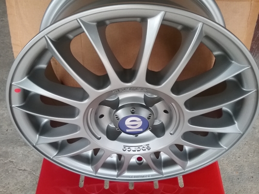 แม็กแท้ Sparco อิตาลี่ 4รู 100 ขอบ15 ลายหรูหายาก แม็กแท้ Sparco อิตาลี่ 4รู 100 ขอบ15 ลายหรูหายาก