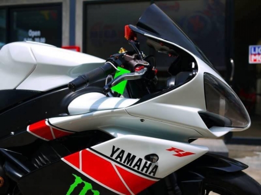 ขาย Yamaha R1 ปี 2008 พร้อมทะเบียนแท้โอนขนส่ง รถสวย เครื่องสดๆ พร้อมออกทริป วิ่งน้อย 1xxxxโล