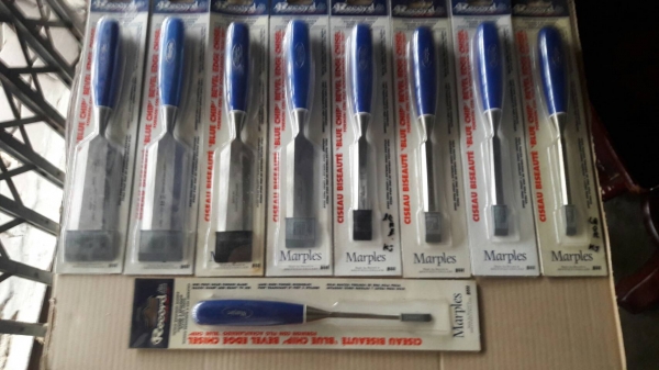 ขายสิ่วเมเปิ้ลเรคคอด ชุด9ขนาด Made in England.ใหม่เก่าเก็บ