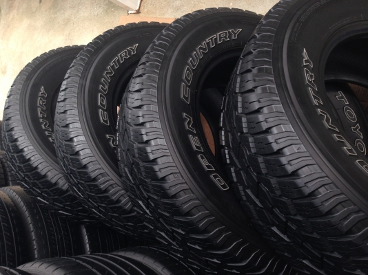 ขายยาง TOYO A/T OPEN COUNTRY 265 65 r17 ปี14  1ชุด T.061-9030026
