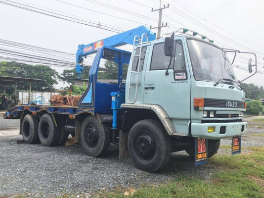 12ล้อ ท้ายลาก ฮีซูชุ ร็อคกี้ FVZ32M 195นางฟ้า 2เพา ติดเครน 3ตัน ท้ายลาก.แม็คโค 200 สภาพดีสวยจัดเดิมๆพร้อมใช้ ทะเบียนพร้อมโอน1