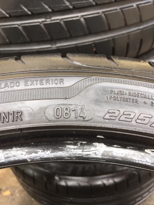 ขายยาง GOODYEAR EAGLE F1 Asymmetric 2 225-40-18 ปี14 ดอกหนาจัด ไม่มีปะ ชุดละ 5,500 บาท