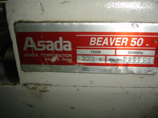 ขายเครื่องต๊าปเกลียว Asada รุ่น Beaver 50 (1/4-2 นิ้ว)
