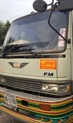 สิบล้อ หัวลาก ฮีโน่ FM3M 245ปี42 หัวลากพร้อมหางเซมิต ดั้ม 2เพา ช่วงยาว8.50ม สภาพดีสวยบางสีเดิมพรีอมใ