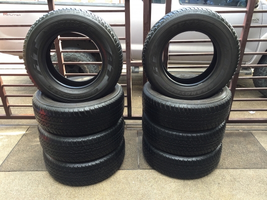 ยาง Dunlop 265 65 17 กลางปี15 มี2ชุด ดอกเต็ม ใช้ยาว ราคาไม่แพง