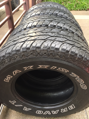 ยาง All Maxxis 265 70 16 กลางปี13 ดอกเยอะ พร้อมใช้งาน ราคาไม่แพง ยาง All Maxxis 265 70 16 กลางปี13 ดอกเยอะ พร้อมใช้งาน ราคาไม่แพง