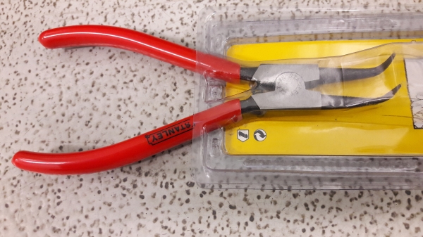 ขายคีมถ่างแหวนสปริง7" STANLEY MADE IN USA.ใหม่เก่าเก็บ