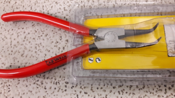 ขายคีมถ่างแหวนสปริง7" STANLEY MADE IN USA.ใหม่เก่าเก็บ