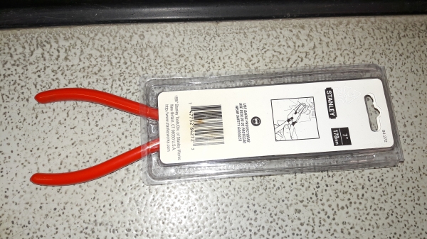 ขายคีมถ่างแหวนสปริง7" STANLEY MADE IN USA.ใหม่เก่าเก็บ