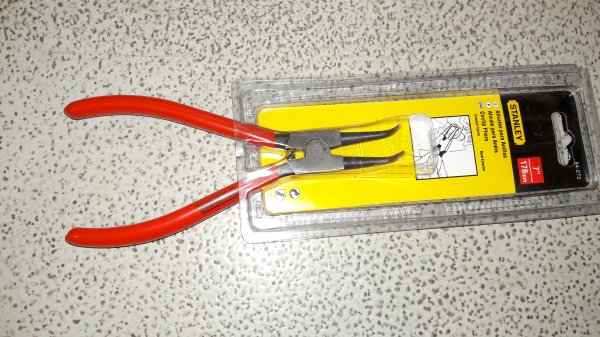 ขายคีมถ่างแหวนสปริง7" STANLEY MADE IN USA.ใหม่เก่าเก็บ