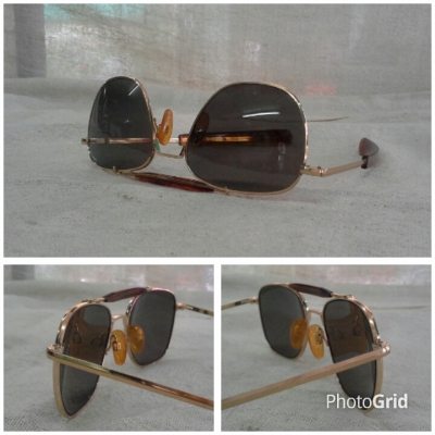 แว่นตาวินเทจเสืออากาศยุค &#039;70s  ตัวท็อป!  Original RANDOLPH  Top Series : A1  handmade in USA  หายาก!  ไซซ์หล่อใหญ่!
