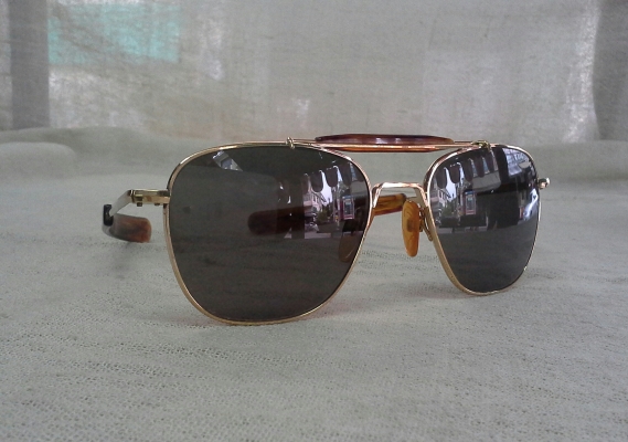 แว่นตาวินเทจเสืออากาศยุค &#039;70s  ตัวท็อป!  Original RANDOLPH  Top Series : A1  handmade in USA  หายาก!  ไซซ์หล่อใหญ่!