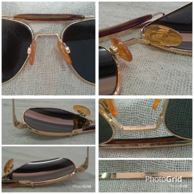 แว่นตาวินเทจเสืออากาศยุค &#039;70s  ตัวท็อป!  Original RANDOLPH  Top Series : A1  handmade in USA  หายาก!  ไซซ์หล่อใหญ่!