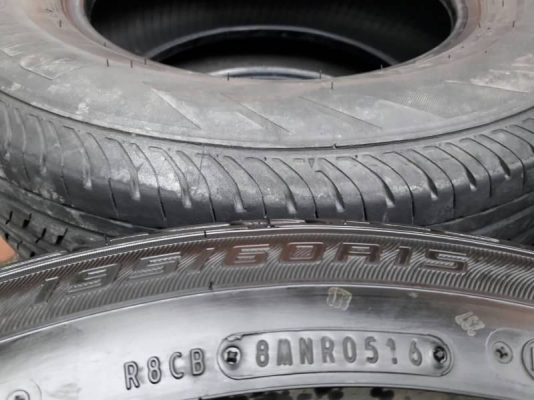 ล้อNAYA ขอบ15 4รู100 พร้อมยาง195/60 15 dunlop ปี16 ชุดล่ะ12500