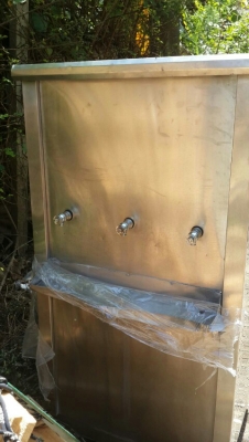 เครื่องทำน้ำเย็นสแตลเลส3หัว เครื่องทำน้ำเย็นสแตลเลส3หัว