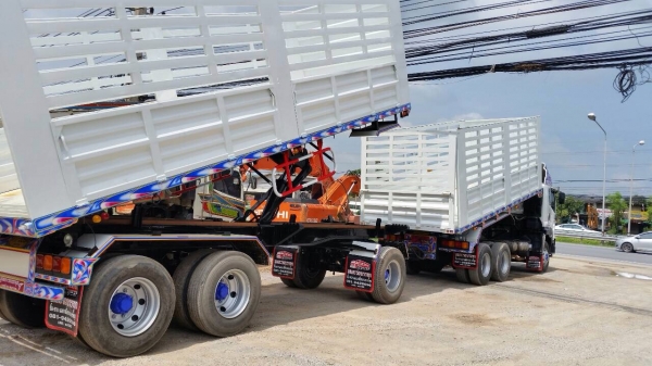 ขายรถพ่วงดัมพ์ Isuzu เครื่อง 360 แรง ปี 52 กระบะดัมพ์ต่อใหม่ ยางดี พร้อมใช้งาน ทะเบียนพร้อม ขายรถพ่วงดัมพ์ Isuzu เครื่อง 360 แรง ปี 52 กระบะดัมพ์ต่อใหม่ ยางดี พร้อมใช้งาน ทะเบียนพร้อม