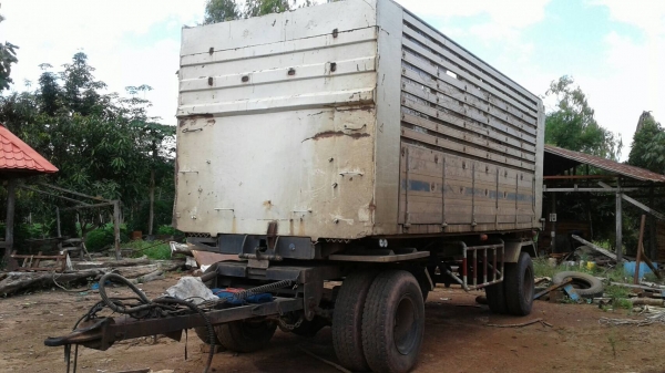 ขายรถพ่วง 18 ล้อ แม่-ลูก กระบะเนียมคอกเกษตรดั้ม HINO FM3M ปี.38 รถเดิมๆ พร้อมใช้ ราคา.1170000 ต่อรอง