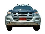 กันชนหน้า ผลิตจากสแตนเลส เกรด 304 ขนาด 2.5 นิ้ว สามารถติดตั้งได้กับรถทุกยี่ห้อ สินค้าจาก lwn 4x4