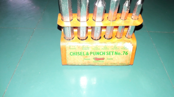 ขายชุด6เหล็กส่ง เหล็กมาร์ค เหล็กสกัดFOOTPRINT Made in England.ใหม่เก่าเก็บ