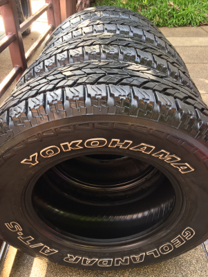 ยาง All Yokohama 245 70 16 ดอกเต็ม ไม่มีปะ ราคาไม่แพง