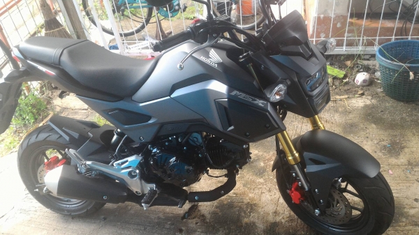 MSX 125 SF ตัวใหม่ รถออก 9กันยายน 59