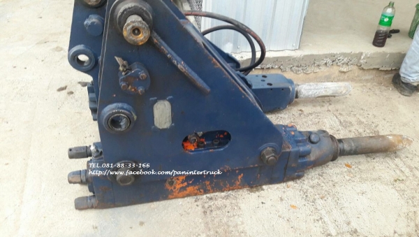 From JAPANหัวกระแทกNPK-H-4X(ไม่มีถุงลม)สำหรับรถขุดไซค์ 60 /สลัก 50 มิล(ทดสอบแล้วใช้งานได้จริง) ราคา 85,000 บาท สนใจติดต่อ 0818833166