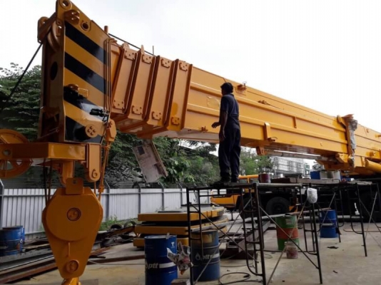ขออนุญาติลงขายรถเครนและให้เช้า TADANO TG-160ตัน M1สะภาพสวยเก่านอกจากญี่ปุ่น ระบบการทำงานพร้อม ครบสมบ