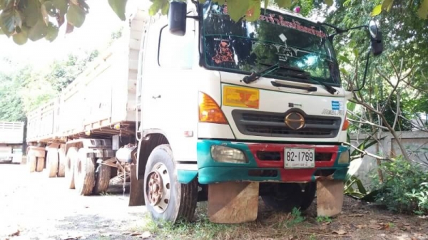 ขาย 1,370,000 Hino Mega. 260 ปี 49 สิบล้อดั้มแม่=ลูก 2คาน รถสวยพร้อมใช้เอกสารพร้อมโอน
